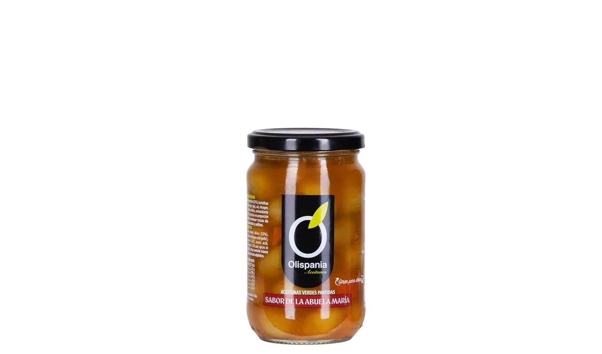 Olispania Aceitunas verdes partidas Sabor de la Abuela Maria 300/160 г, Испания